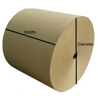Paper Roll Diameter to weight