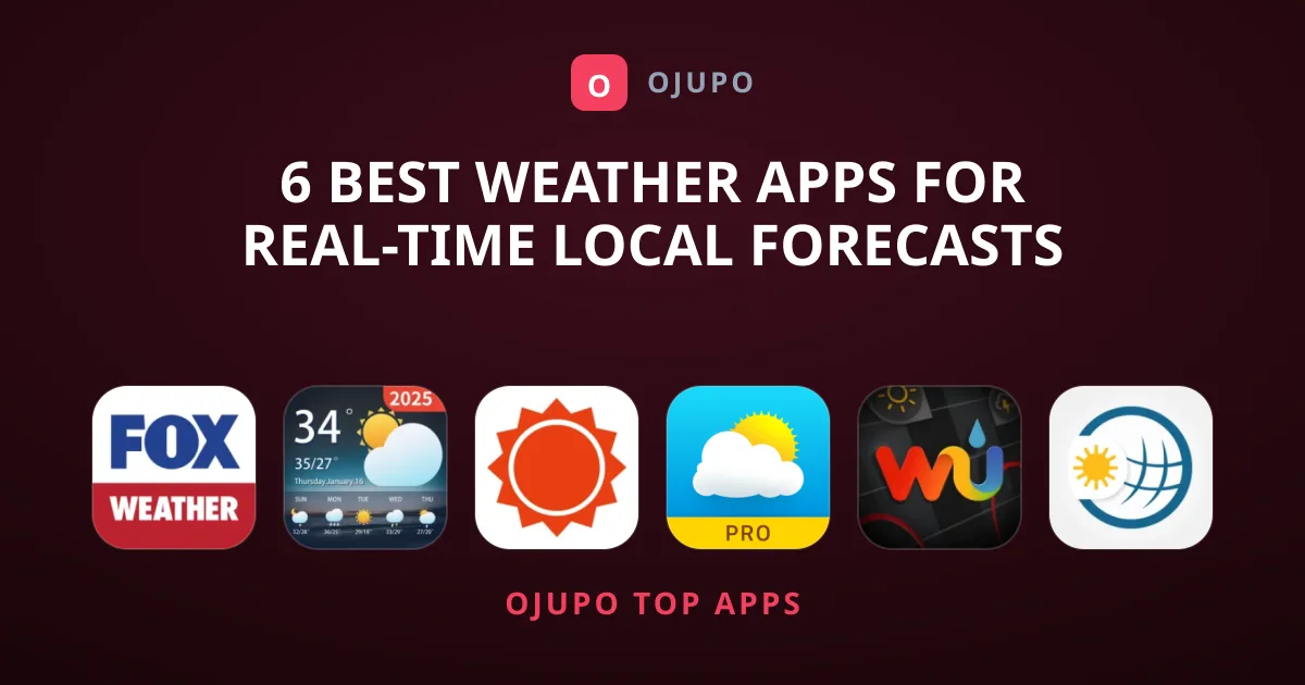 6 Best Weather Apps for Real-Time Local Forecasts